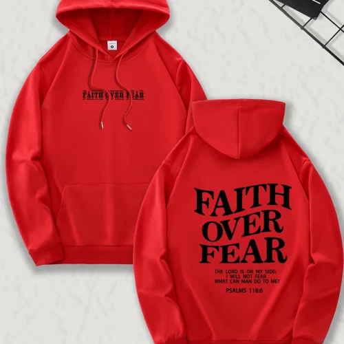 Men s Trendy Red Hooded Sweatshirt Casual Drawstring Hoodie Kangaroo Pocket Geometric Design Machine Washable Hoodies for Guys