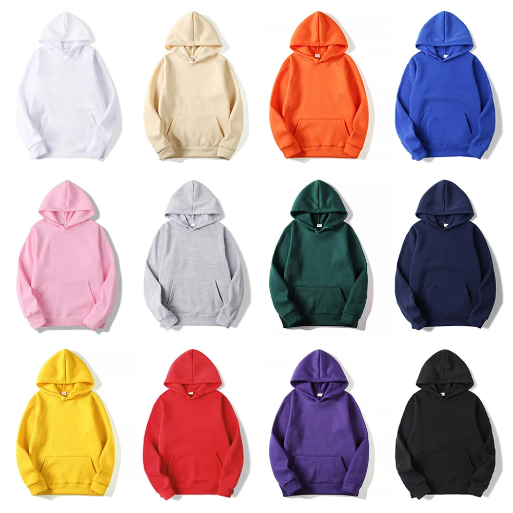 Autumn and winter men's hoodie, simple and fashionable hoodie for both men and women, Sudaderas De Hombre streetwear hoodie - Image 2